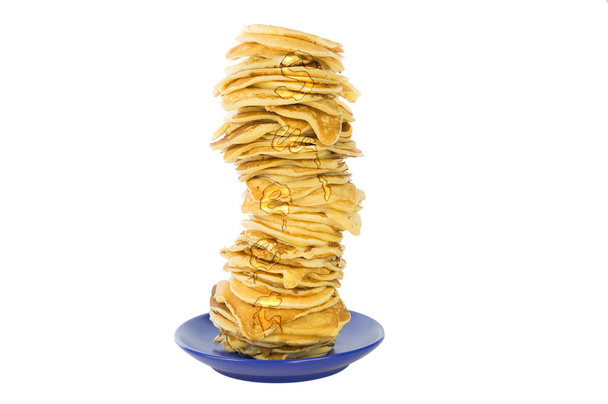 Pancakes stacked in a pile - Photo, Image