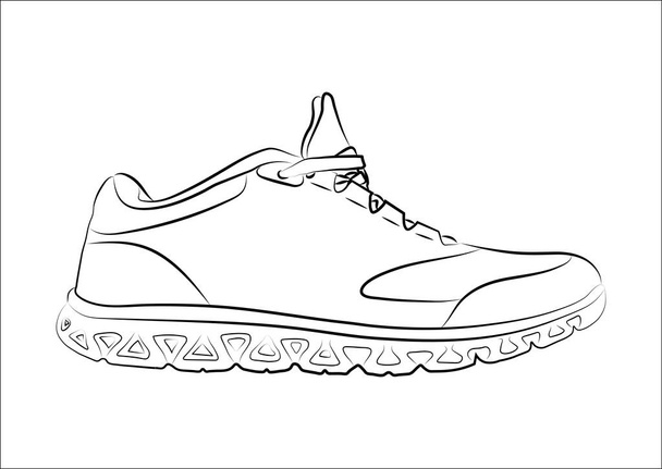 Sketch scarabocchio scarpe da ginnastica per la vostra creatività
 - Vettoriali, immagini