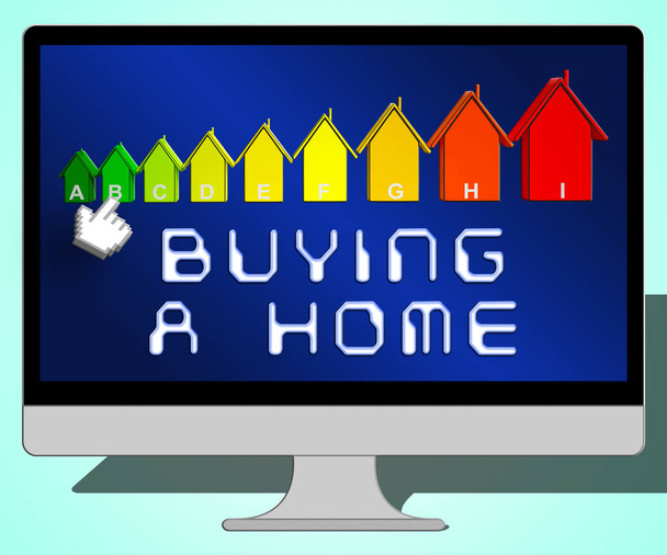 Comprare una casa rappresentante immobiliare 3d Illustrazione
 - Foto, immagini