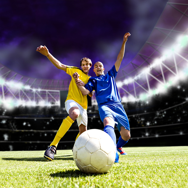 Voetbalwedstrijd - Foto, afbeelding
