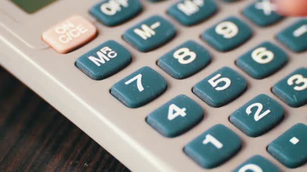 staré retro kalkulačka - Záběry, video