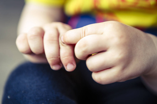 detail of child hands - Fotografie, Obrázek