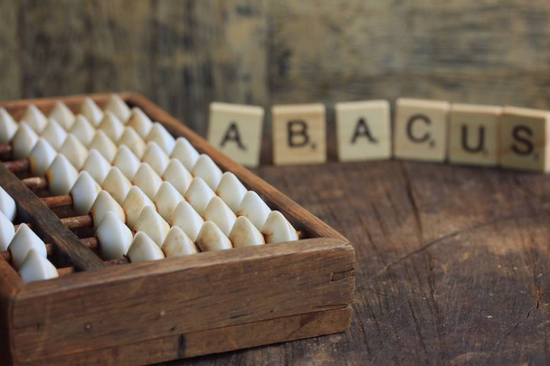 oude abacus vintage hout - Foto, afbeelding