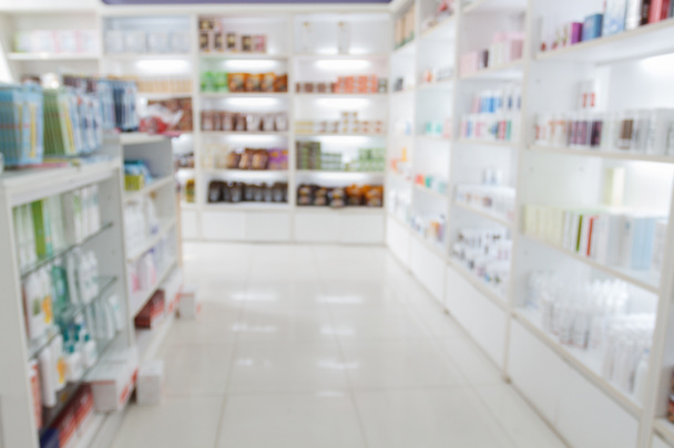 bulanık tıp kabine ve mağaza tıp ve eczacılık drugstor - Fotoğraf, Görsel