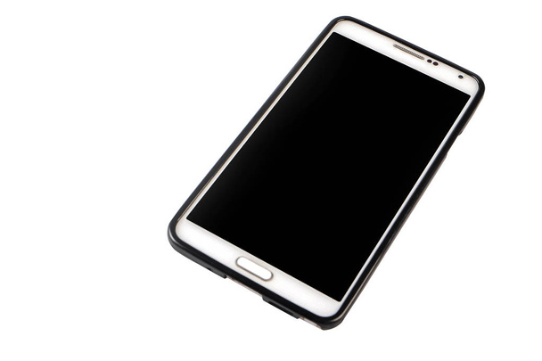 smartphone που απομονώνονται σε λευκό φόντο. έκδοση ράστερ - Φωτογραφία, εικόνα