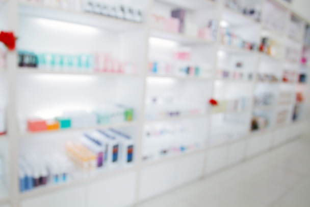 bulanık tıp kabine ve mağaza tıp ve eczacılık drugstor - Fotoğraf, Görsel