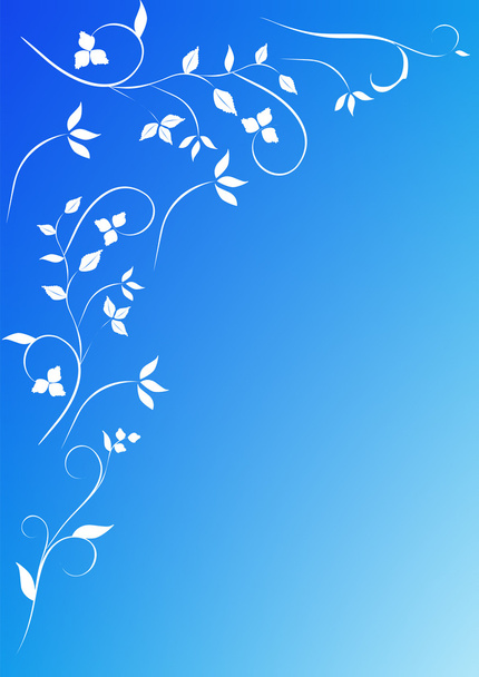 Flowers blue background - Valokuva, kuva