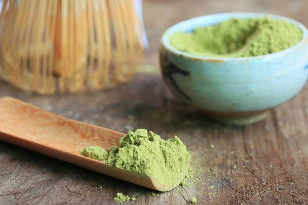 Matcha green tea powder - Photo, Image