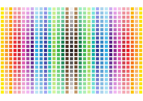 Colo abstract vector pleinen geïsoleerd op een witte achtergrond, regenboog sjabloon - Vector, afbeelding