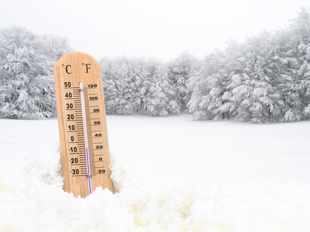 термометр на снігу
 - Фото, зображення