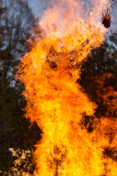tűzvész walpurgis-éj - Fotó, kép