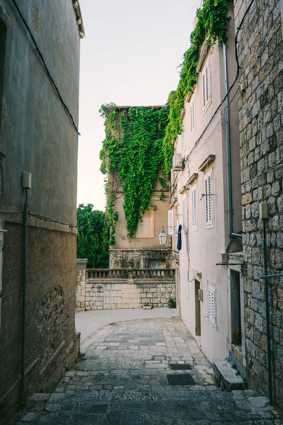 Staré město Dubrovník, Chorvatsko. Uvnitř města, výhled na ulicích - Fotografie, Obrázek