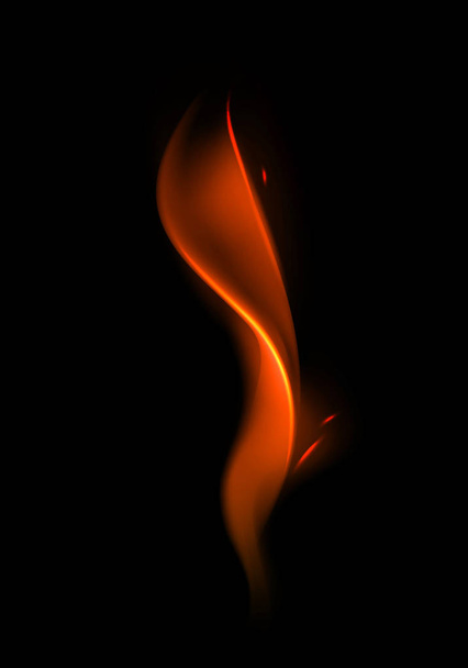 Векторний абстрактний червоний вогонь на тлі
 - Вектор, зображення