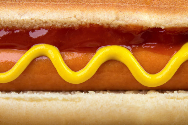 Hot dog closeup - Fotografie, Obrázek