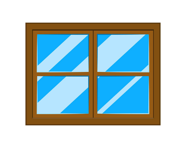 Fenêtre dessin animé vectoriel symbole icône conception
. - Vecteur, image