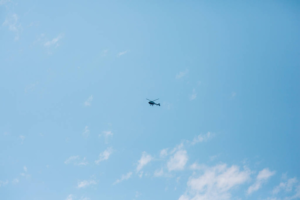 Tourist helicopter in the sky - 写真・画像