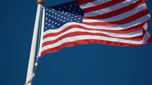 Twee video's van Usa vlag in de stad in 4k - Video