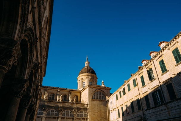 Dubrovnik Old Town, Croatia. Inside the city, views of streets a - Photo, Image
