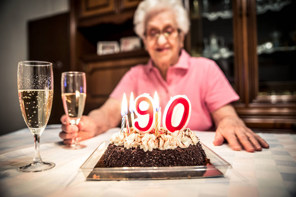 Grandmother birthday celebration - Foto, Bild