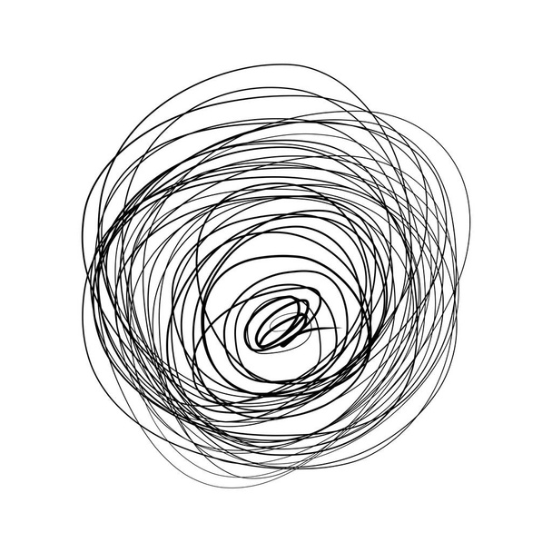 Círculos dibujados a mano
 - Vector, Imagen