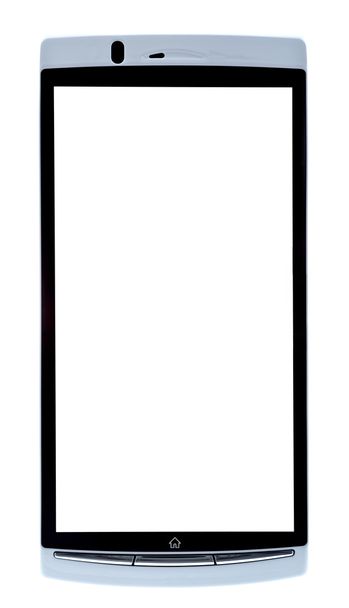 Medern älypuhelin eristetty valkoisella taustalla
 - Valokuva, kuva