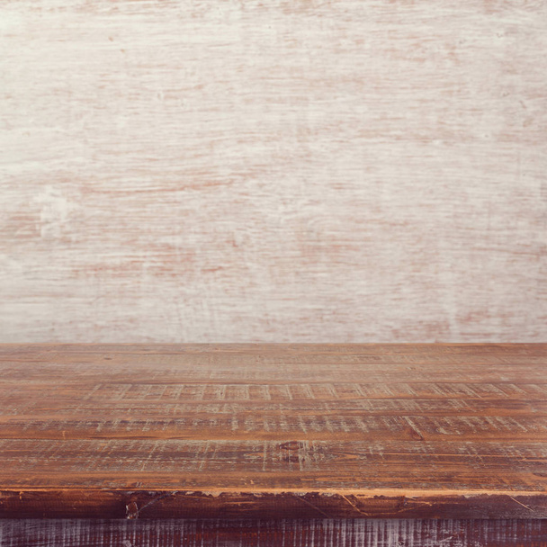 Empty wooden table  - Foto, imagen
