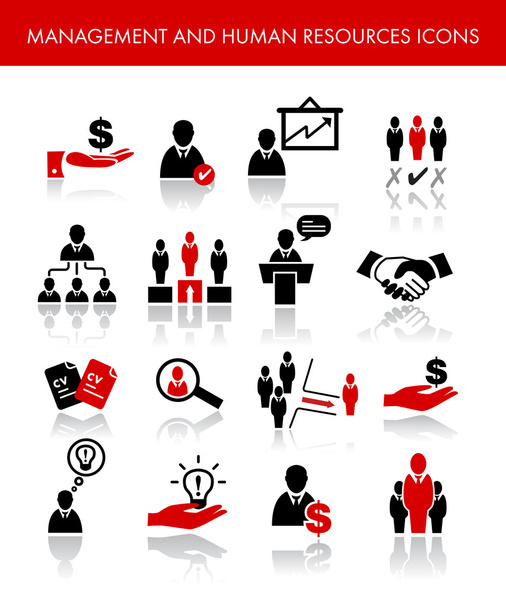 Iconos de recursos humanos
 - Vector, Imagen