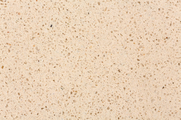 Textura de piedra de cuarzo sintético, tono beige claro
. - Foto, Imagen