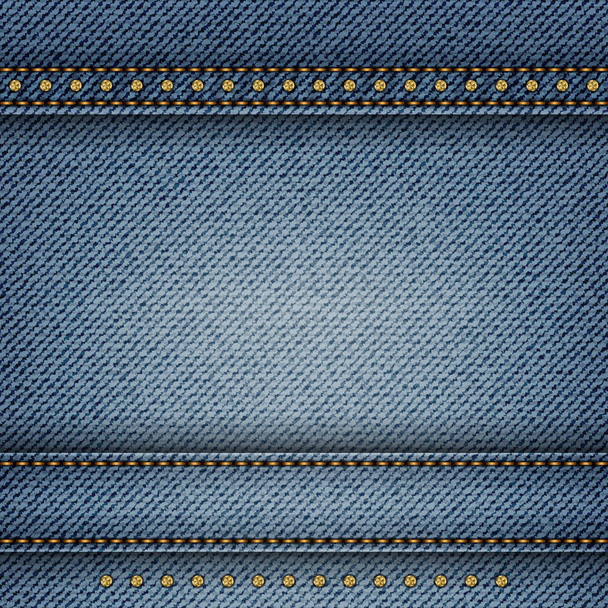 Jeans blue background - Vector, Image