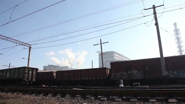kolen trein lange lens - Video