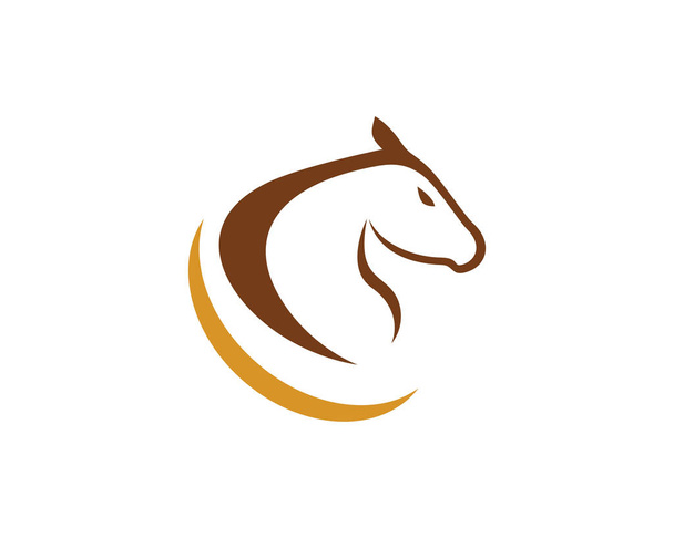 Vector de plantilla de logotipo de caballo - Vector, Imagen