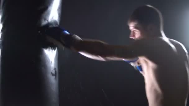 Боксер побеждает боксерскую грушу
 - Кадры, видео