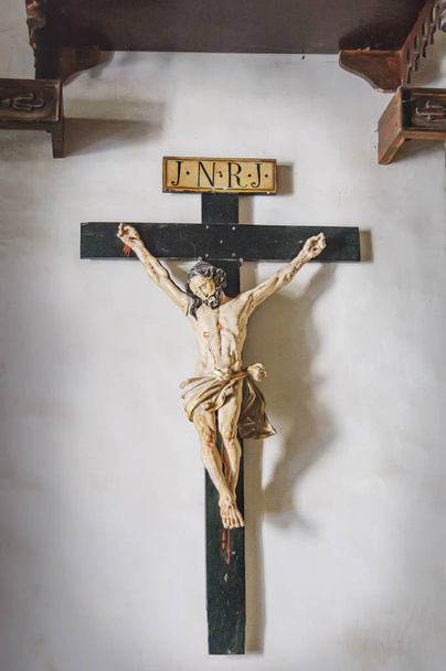 oude christelijke kruisbeeld - Foto, afbeelding