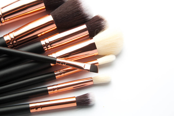 Various makeup brushes isolated  - 写真・画像