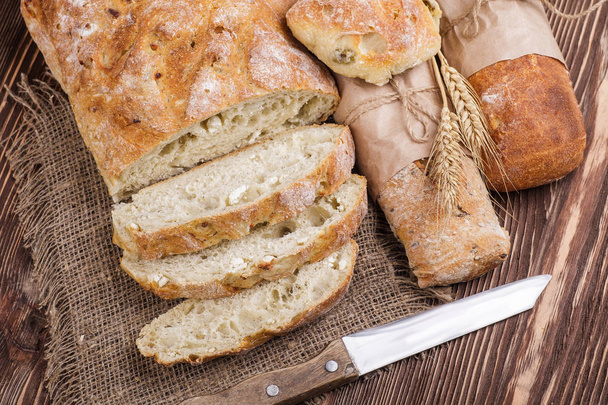Fresh homemade bread - Foto, imagen