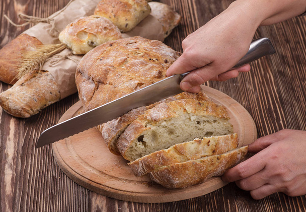 fresh homemade bread - Photo, Image