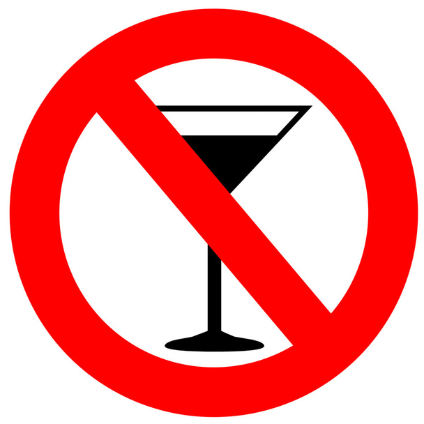 No Alcohol Sign - Photo, Image