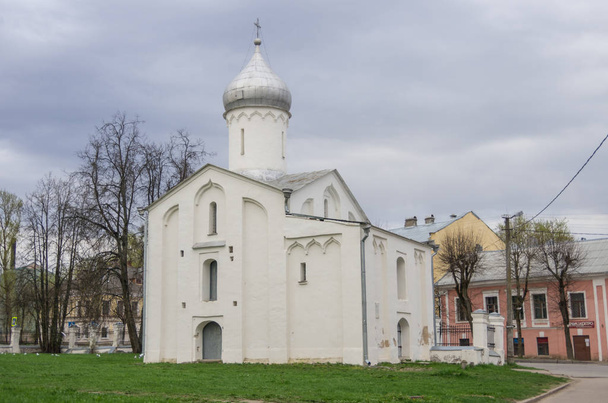 Church of Procopius in Yaroslav's court. Veliky Novgorod. No people - Photo, Image
