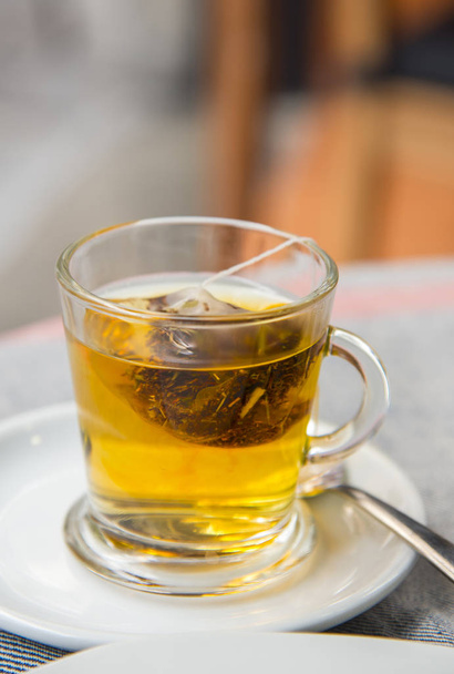 gorący herbata ziołowa - Zdjęcie, obraz