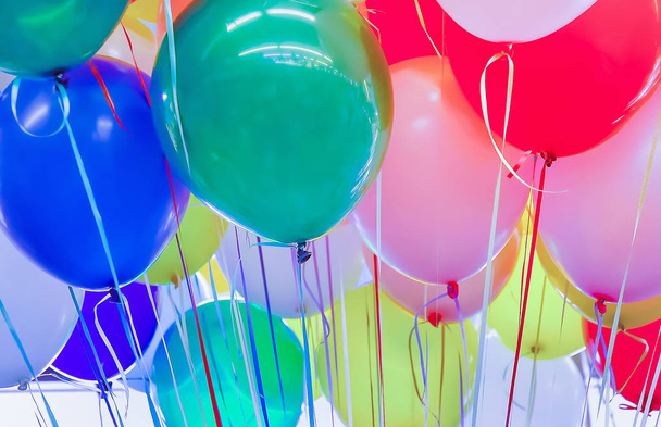 πολύχρωμα μπαλόνια κόμμα - Φωτογραφία, εικόνα