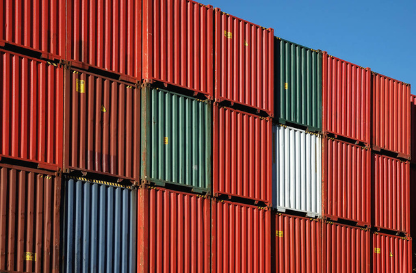 Colorful Shipping Container - Photo, Image