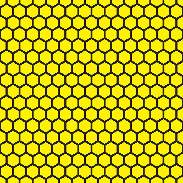 Folytonos vector absztrakt méhsejt mintázatú háttérrel - Vektor, kép