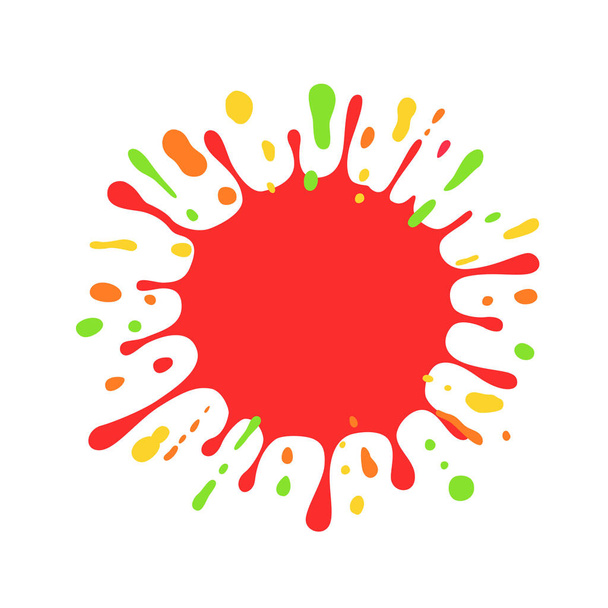 silhouettes vectorielles de taches colorées
 - Vecteur, image