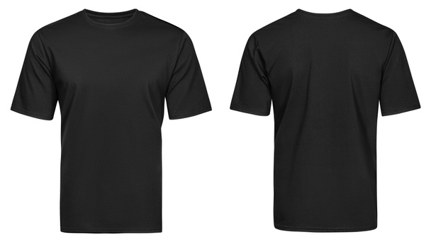 Zwart t-shirt, kleding  - Foto, afbeelding