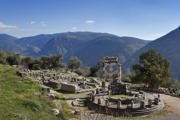 antike delphi, griechenland - Foto, Bild