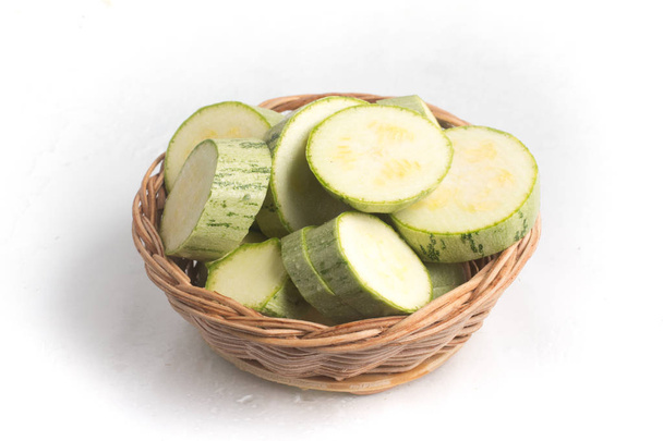 Sliced Fresh Zucchini - Foto, immagini