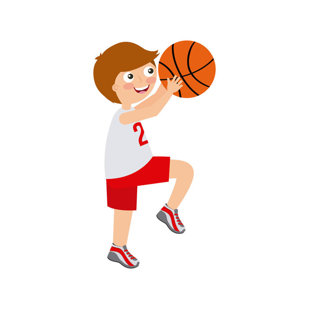 kids and sports design - Vector, Image