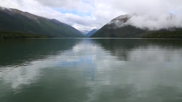 Cloudy morning on Rotoiti Lake - Footage, Video