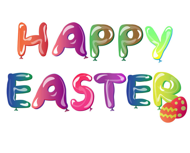 Text Featuring Easter Greetings - Vector, Image