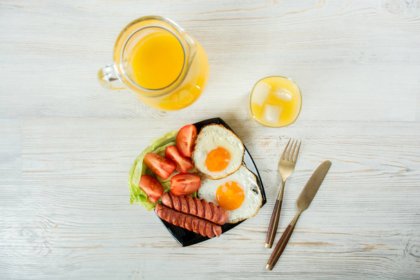 Desayuno para una persona
 - Foto, imagen